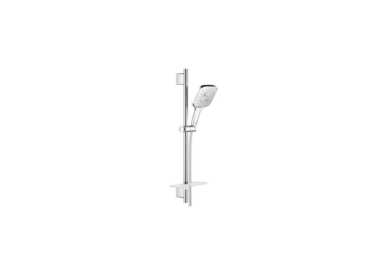Rainshower smartactive 130 cube ensemble de douche 3 jets avec barre Chromé - 26584000 - Grohe