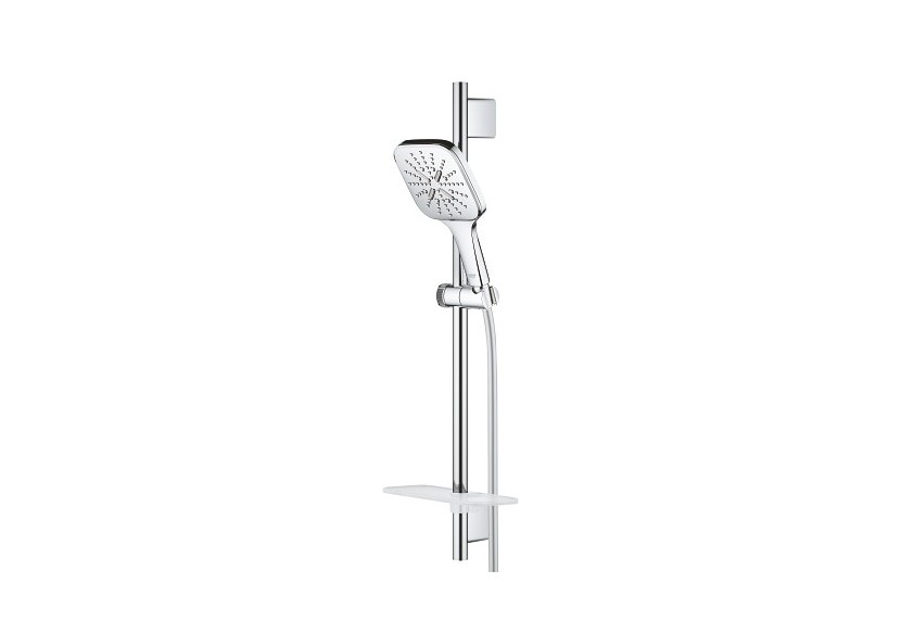Rainshower smartactive 130 cube ensemble de douche 3 jets avec barre Chromé - 26584000 - Grohe