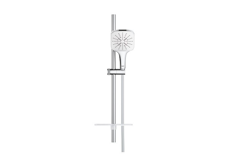 Rainshower smartactive 130 cube ensemble de douche 3 jets avec barre Blanc - 26584LS0 - Grohe