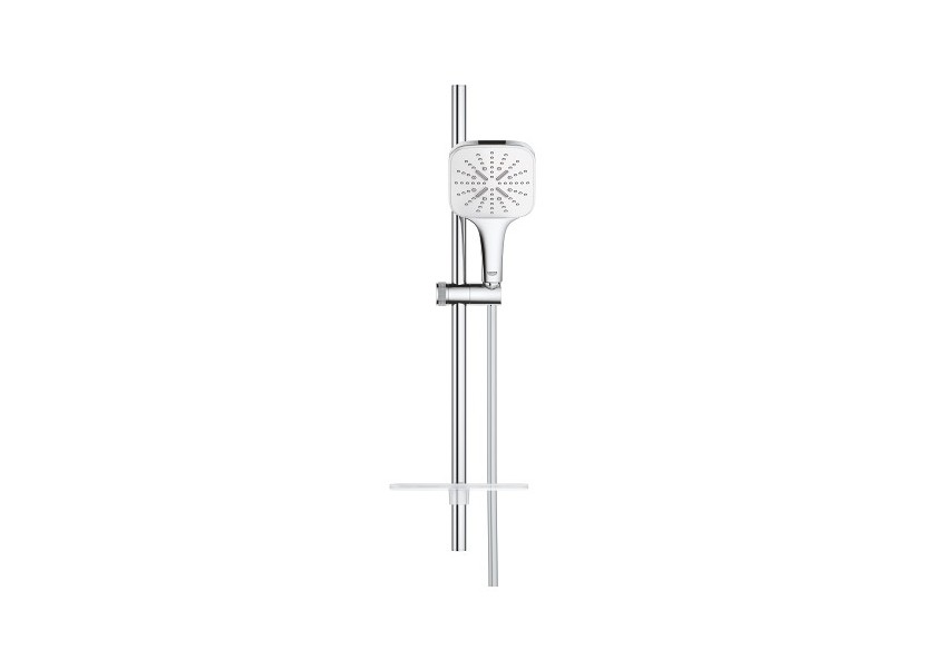 Rainshower smartactive 130 cube ensemble de douche 3 jets avec barre Blanc - 26584LS0 - Grohe
