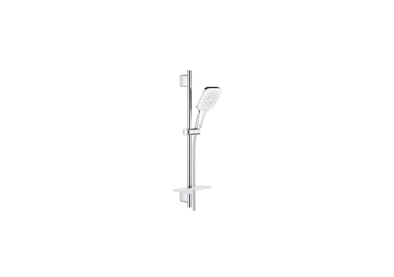 Rainshower smartactive 130 cube ensemble de douche 3 jets avec barre Blanc - 26584LS0 - Grohe