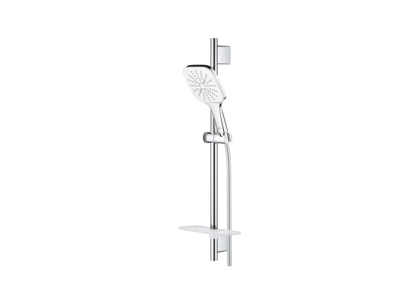 Rainshower smartactive 130 cube ensemble de douche 3 jets avec barre Blanc - 26584LS0 - Grohe