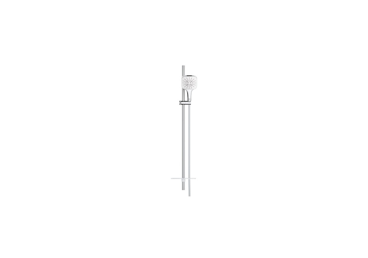 Rainshower smartactive 130 cube ensemble de douche 3 jets avec barre Blanc - 26587LS0 - Grohe