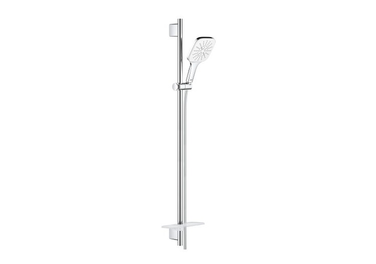Rainshower smartactive 130 cube ensemble de douche 3 jets avec barre Blanc - 26587LS0 - Grohe 2