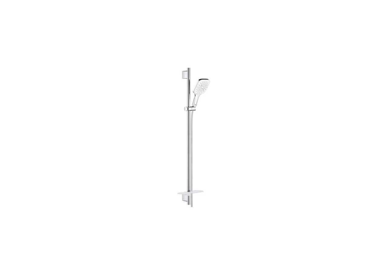 Rainshower smartactive 130 cube ensemble de douche 3 jets avec barre Blanc - 26587LS0 - Grohe