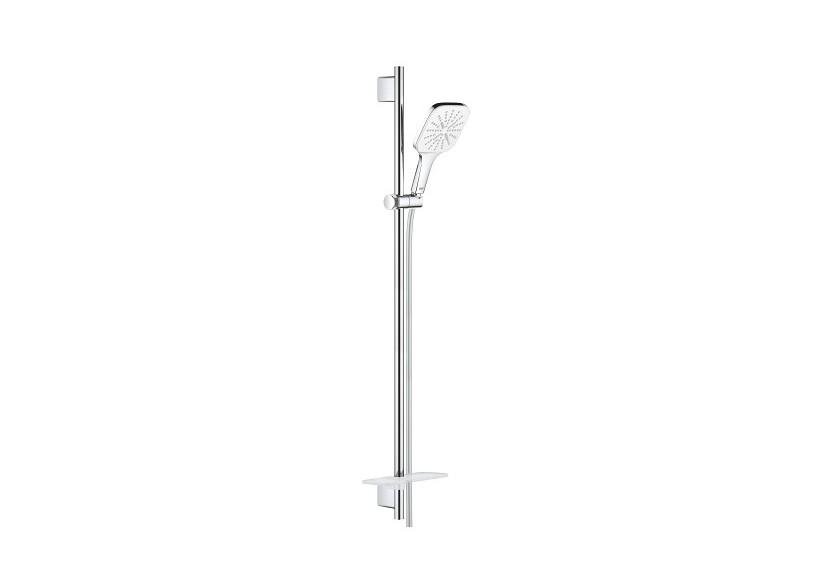 Rainshower smartactive 130 cube ensemble de douche 3 jets avec barre Blanc - 26587LS0 - Grohe
