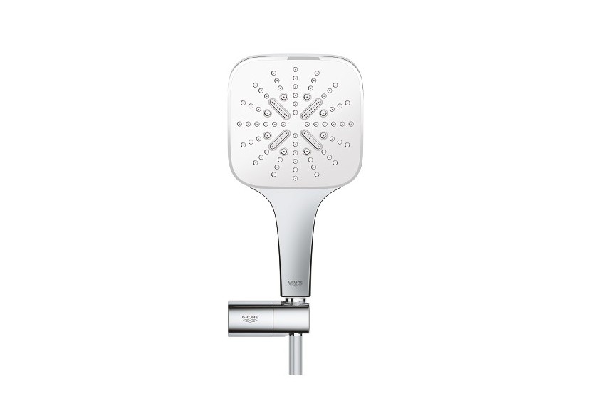 Rainshower smartactive 130 cube ensemble de douche 3 jets avec support mural Blanc - 26588LS0 - Grohe