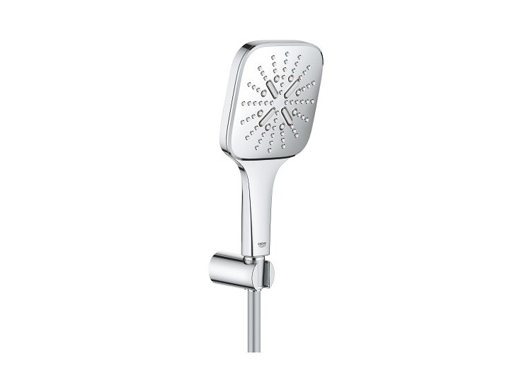 Rainshower smartactive 130 cube ensemble de douche 3 jets avec support mural Chromé - 26589000 - Grohe 2