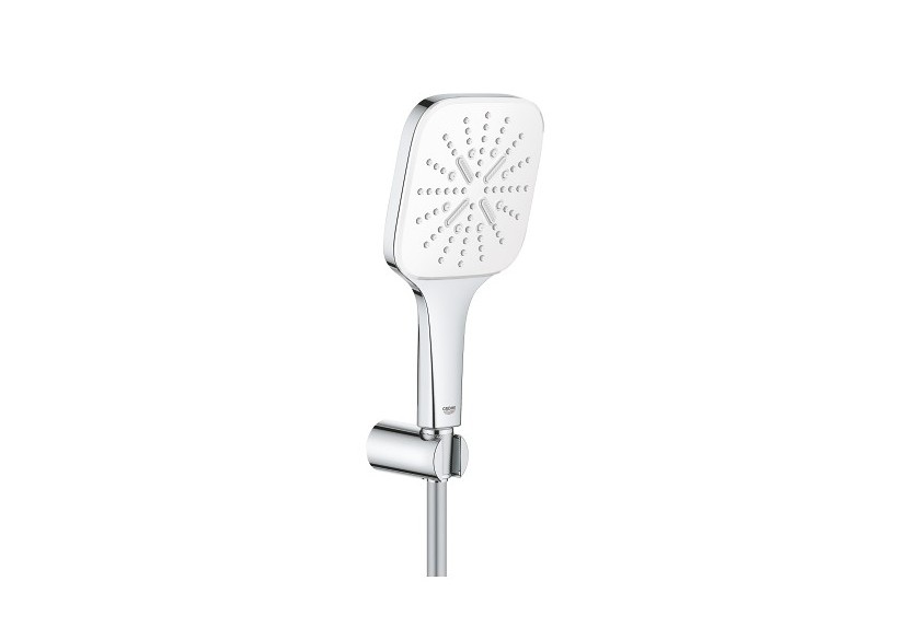 Rainshower smartactive 130 cube ensemble de douche 3 jets avec support mural Blanc - 26589LS0 - Grohe