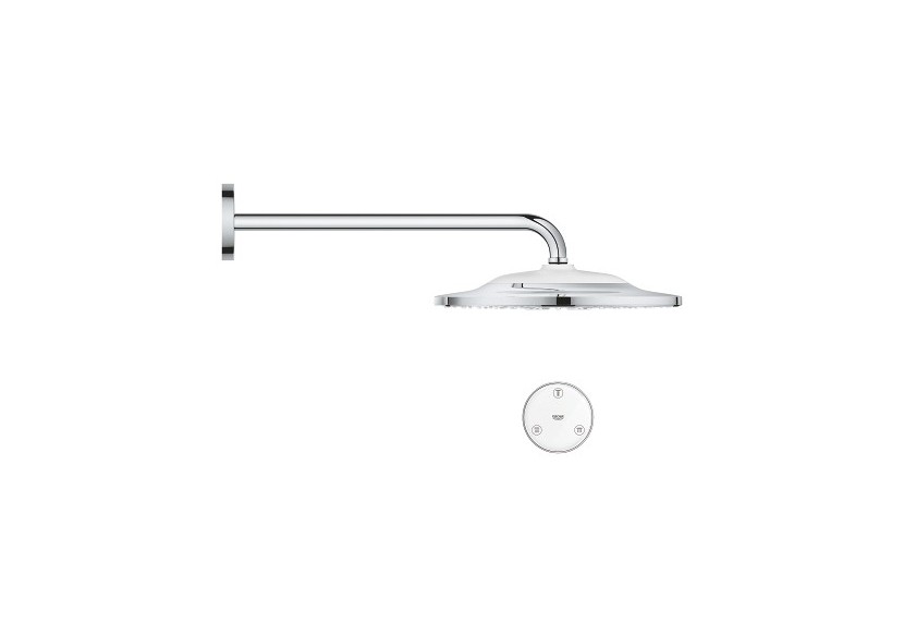 Rainshower smartconnect 310 ensemble de douche de tête avec bras 422 mm, 2 jets Chromé - 26640000 - Grohe