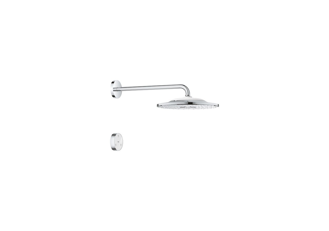 Rainshower smartconnect 310 ensemble de douche de tête avec bras 422 mm, 2 jets Chromé - 26640000 - Grohe