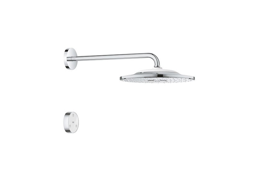 Rainshower smartconnect 310 ensemble de douche de tête avec bras 422 mm, 2 jets Chromé - 26640000 - Grohe