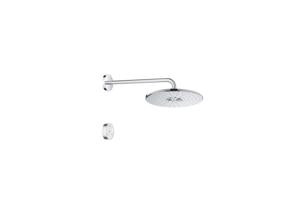 Rainshower smartconnect 310 ensemble de douche de tête avec bras 422 mm, 2 jets Chromé - 26640000 - Grohe