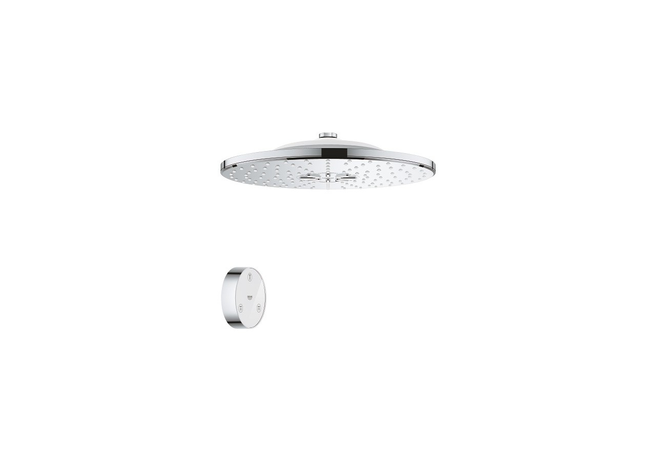 Rainshower smartconnect 310 douche de tête 2 jets avec télécommande Chromé - 26641000 - Grohe