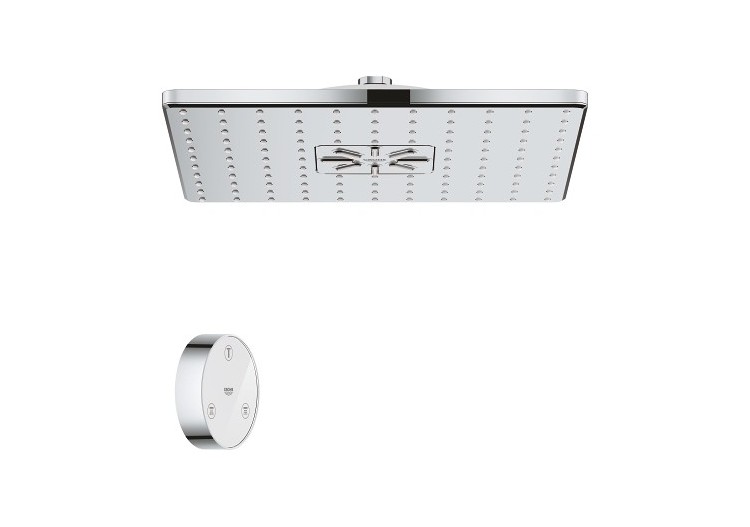 Rainshower smartconnect 310 cube douche de tête 2 jets avec télécommande Chromé - 26643000 - Grohe 2