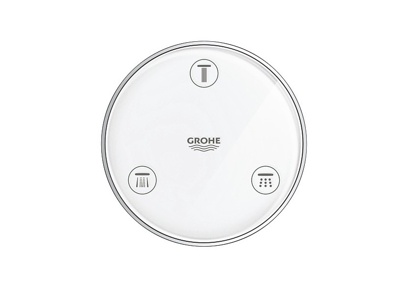 Rainshower smartconnect 310 cube douche de tête 2 jets avec télécommande Chromé - 26643000 - Grohe