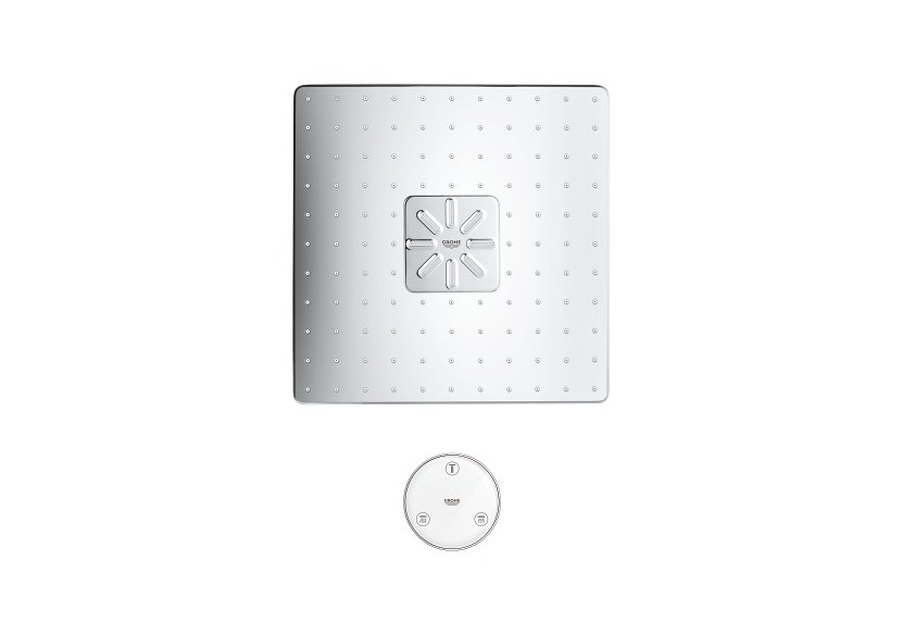 Rainshower smartconnect 310 cube douche de tête 2 jets avec télécommande Chromé - 26643000 - Grohe