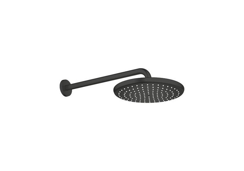 Tempesta 250 ensemble douche de tête et bras 380 mm, 1 jet Noir mat - 266682430 - Grohe