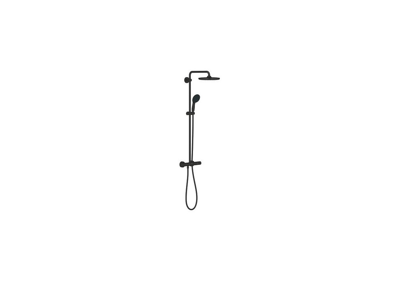 Tempesta system 250 colonne de douche avec mitigeur thermostatique Noir mat - 266712431 - Grohe