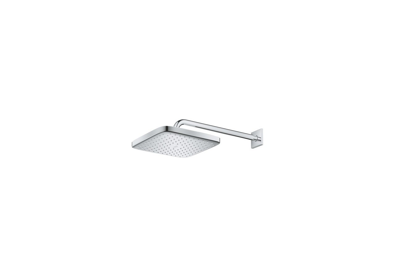 Tempesta 250 cube ensemble douche de tête et bras 380 mm, 1 jet Chromé - 26687000 - Grohe