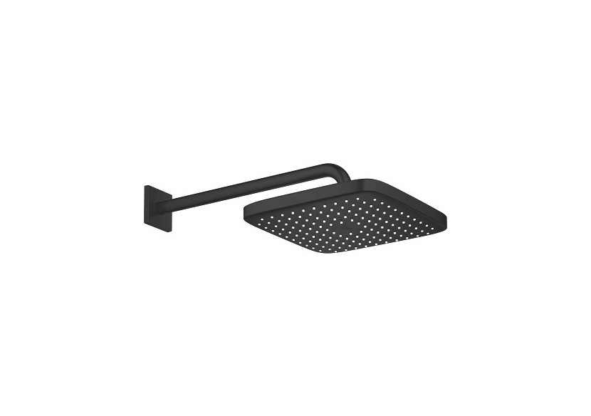 Tempesta 250 cube ensemble douche de tête et bras 380 mm, 1 jet Noir mat - 266872430 - Grohe