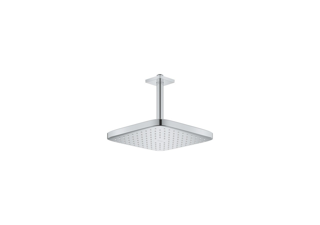 Tempesta 250 cube ensemble douche de tête et bras plafonnier 142 mm, 1 jet Chromé - 26688000 - Grohe