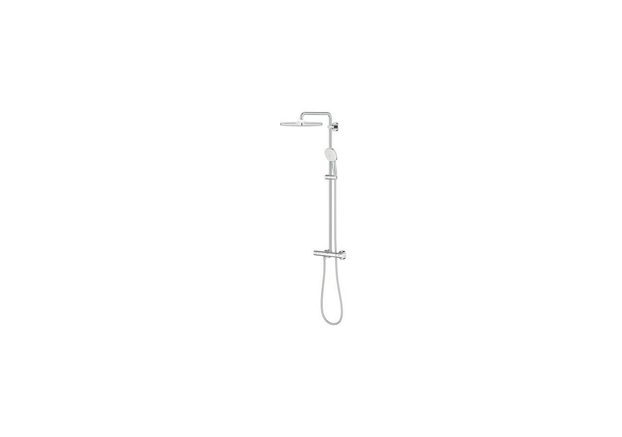 Tempesta system 250 cube colonne de douche avec mitigeur thermostatique Chromé - 26690001 - Grohe