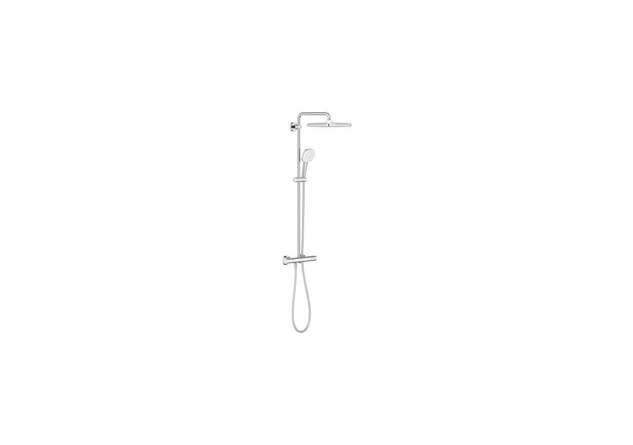Tempesta system 250 cube colonne de douche avec mitigeur thermostatique Chromé - 26690001 - Grohe
