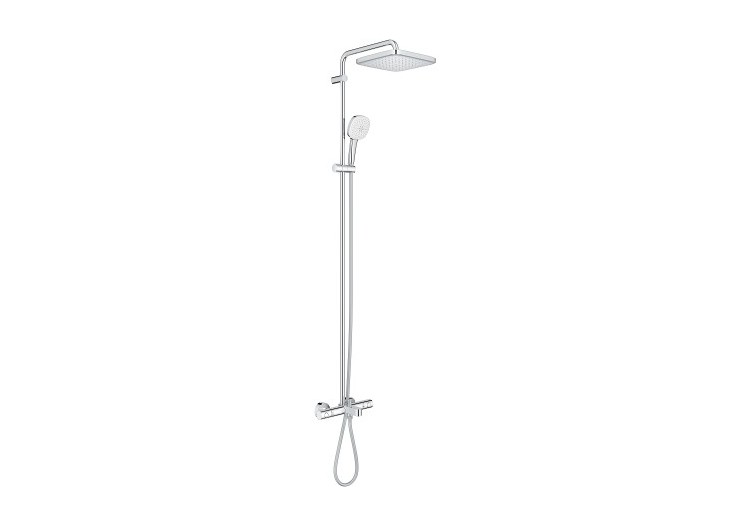 Tempesta system 250 cube colonne avec thermostatique bain/douche Chromé - 26691001 - Grohe 2
