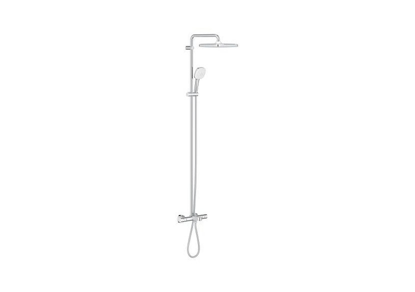 Tempesta system 250 cube colonne avec thermostatique bain/douche Chromé - 26691001 - Grohe