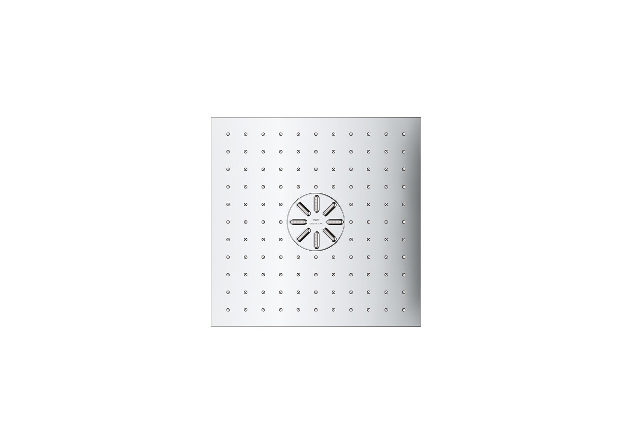 Rainshower aqua duo plafonnier 2 jets - corps encastré inclus Chromé - 26733000 - Grohe