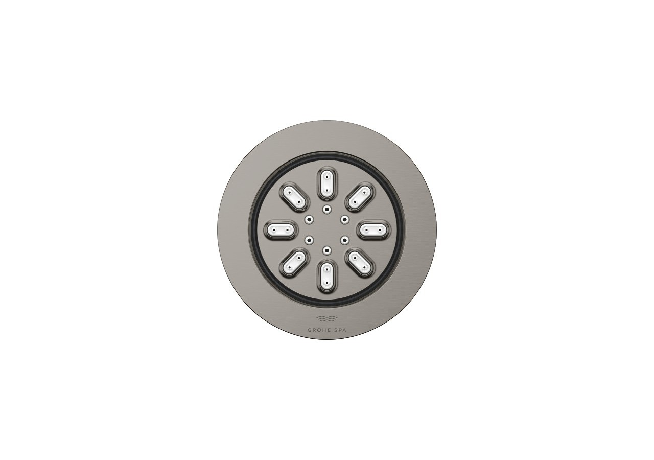 Rainshower aqua douchettes latérales 2 jets Hard Graphite brossé - 26801AL0 - Grohe