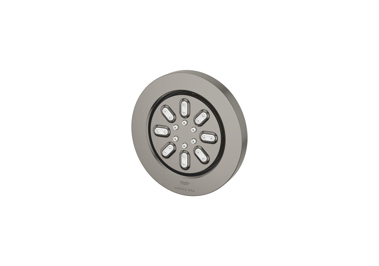 Rainshower aqua douchettes latérales 2 jets Hard Graphite brossé - 26801AL0 - Grohe