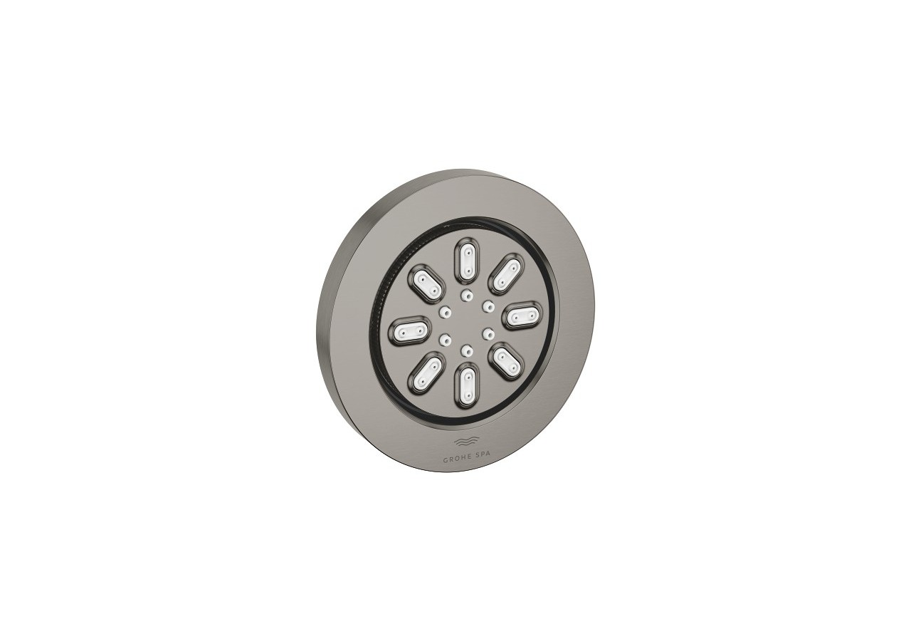 Rainshower aqua douchettes latérales 2 jets Hard Graphite brossé - 26801AL0 - Grohe