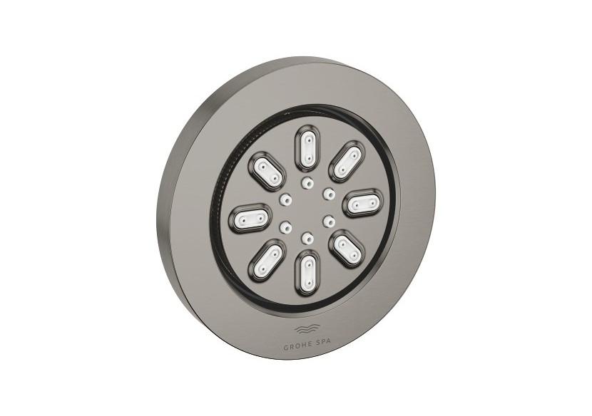 Rainshower aqua douchettes latérales 2 jets Hard Graphite brossé - 26801AL0 - Grohe