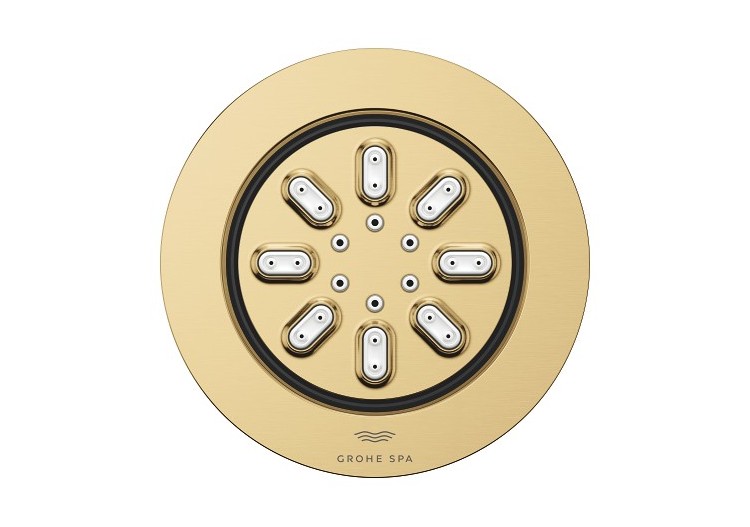 Rainshower aqua douchettes latérales 2 jets Cool Sunrise brossé - 26801GN0 - Grohe