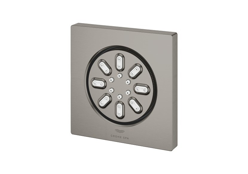 Rainshower aqua douchettes latérales 2 jets Hard Graphite brossé - 26802AL0 - Grohe