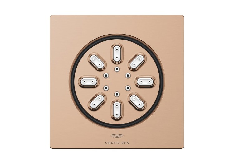 Rainshower aqua douchettes latérales 2 jets Warm Sunset brossé - 26802DL0 - Grohe