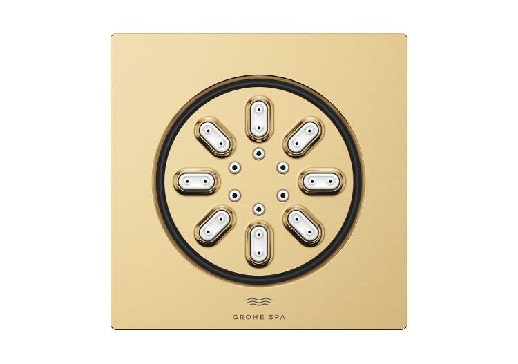 Rainshower aqua douchettes latérales 2 jets Cool Sunrise brossé - 26802GN0 - Grohe