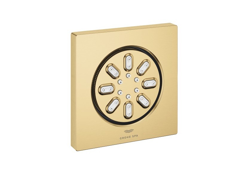 Rainshower aqua douchettes latérales 2 jets Cool Sunrise brossé - 26802GN0 - Grohe