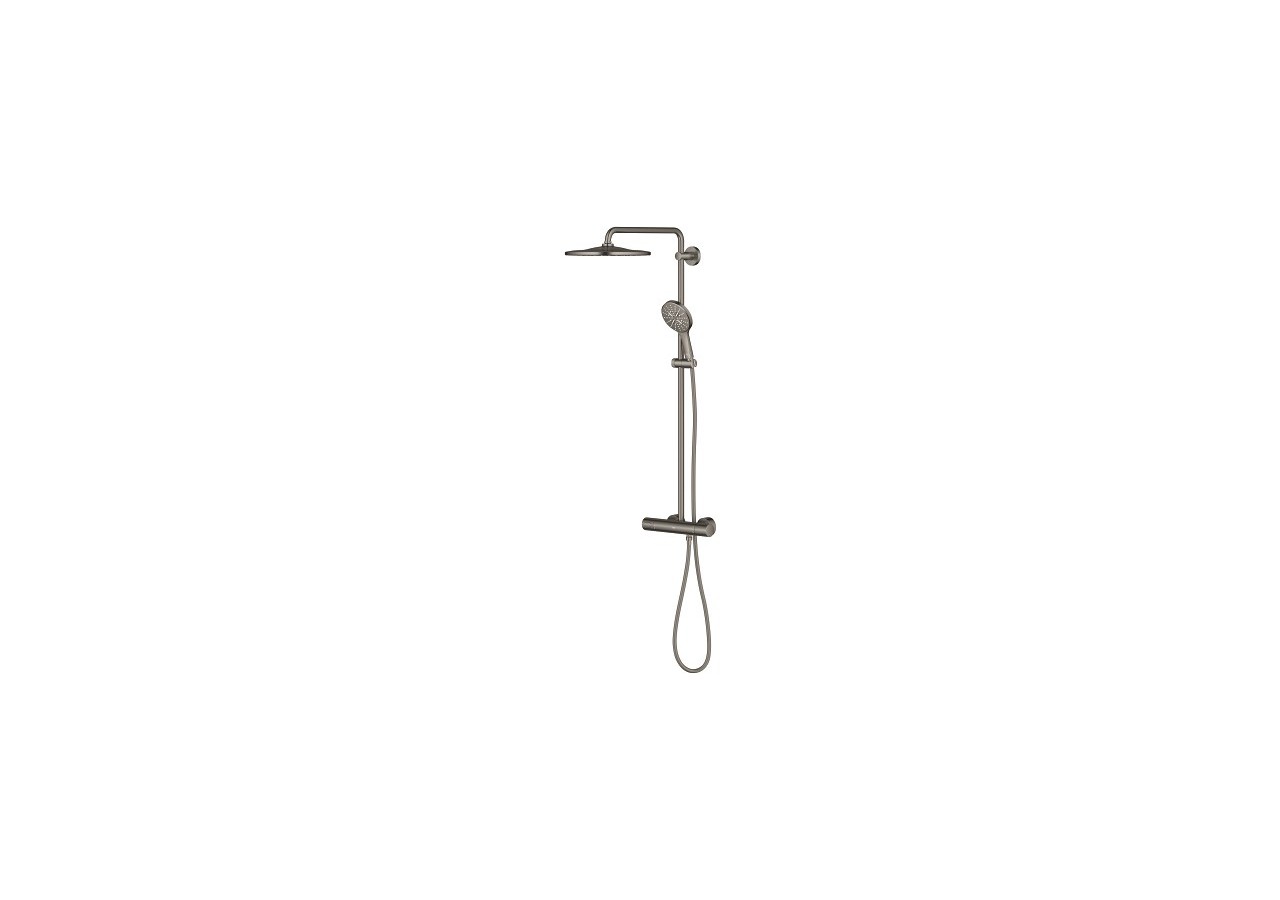 Rainshower smartactive 310 colonne de douche avec mitigeur thermostatique Hard Graphite brossé - 26836AL0 - Grohe