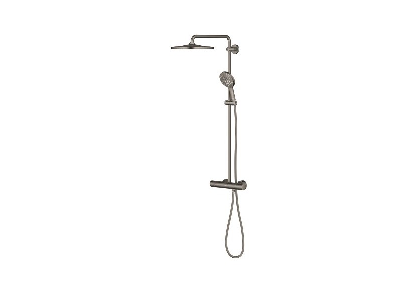 Rainshower smartactive 310 colonne de douche avec mitigeur thermostatique Hard Graphite brossé - 26836AL0 - Grohe