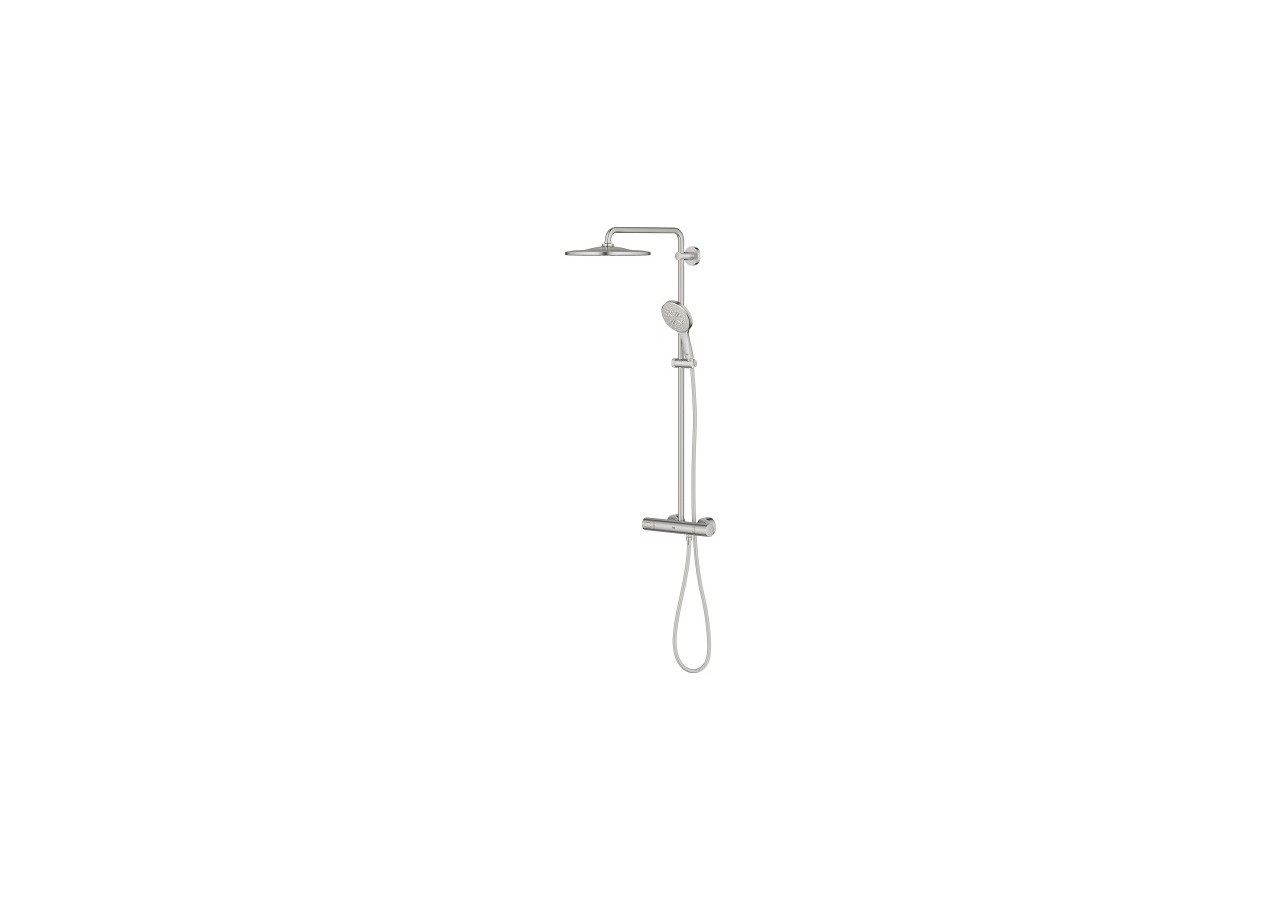 Rainshower smartactive 310 colonne de douche avec mitigeur thermostatique Supersteel - 26836DC0 - Grohe