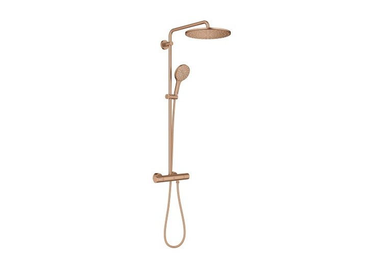 Rainshower smartactive 310 colonne de douche avec mitigeur thermostatique Warm Sunset brossé - 26836DL0 - Grohe 2