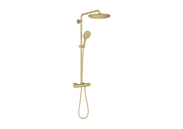 Rainshower smartactive 310 colonne de douche avec mitigeur thermostatique Cool Sunrise brossé - 26836GN0 - Grohe 2