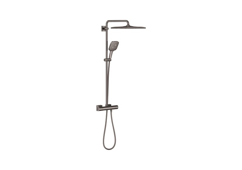 Rainshower smartactive 310 cube colonne de douche avec mitigeur thermostatique Hard Graphite - 26837A00 - Grohe