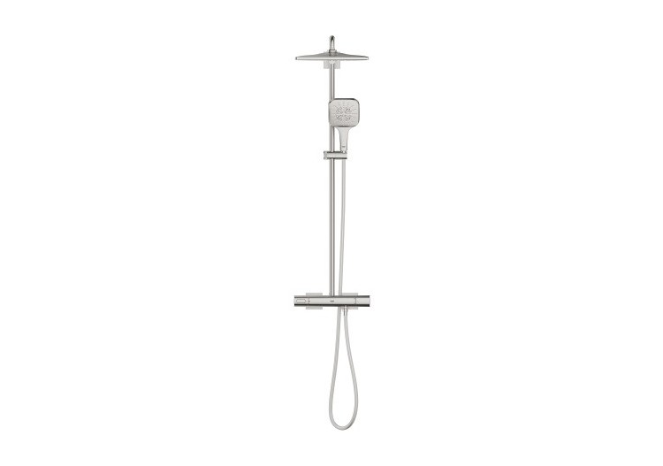 Rainshower smartactive 310 cube colonne de douche avec mitigeur thermostatique Supersteel - 26837DC0 - Grohe