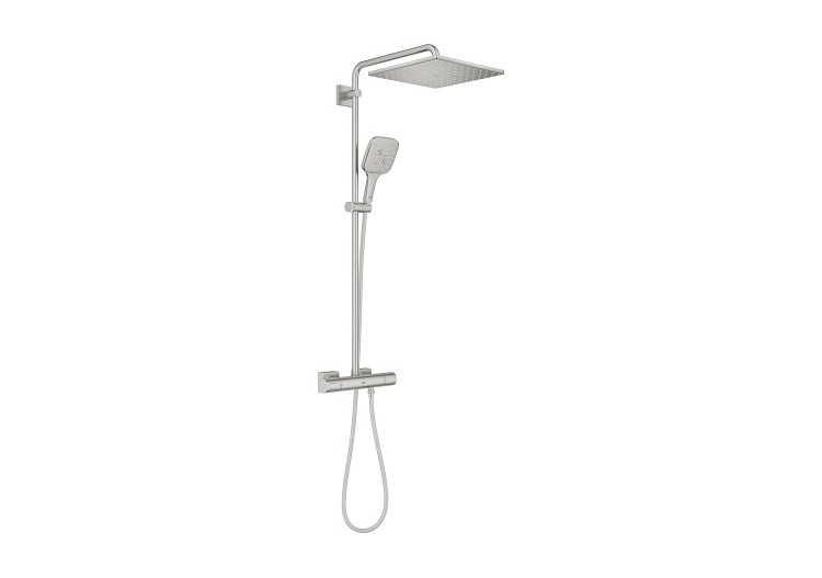 Rainshower smartactive 310 cube colonne de douche avec mitigeur thermostatique Supersteel - 26837DC0 - Grohe 2