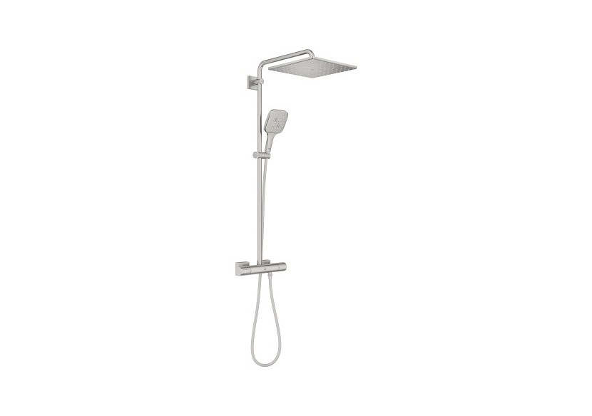 Rainshower smartactive 310 cube colonne de douche avec mitigeur thermostatique Supersteel - 26837DC0 - Grohe