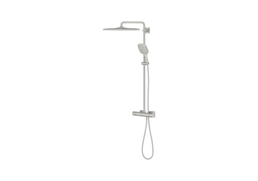 Rainshower smartactive 310 cube colonne de douche avec mitigeur thermostatique Supersteel - 26837DC0 - Grohe